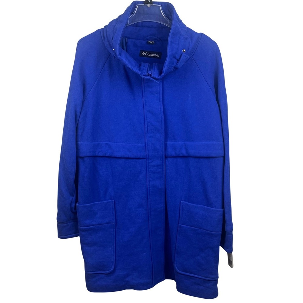 Columbia Royal Blue Small Woman's Heavy Utility Field Coat Gorpcore Coat NWT